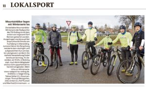 Mountenbiker legen mit Winterserie los
