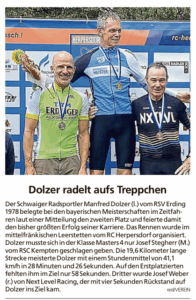 Holzer radelt aufs Treppchen